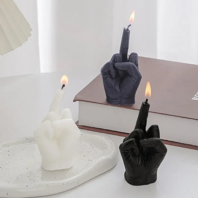 Candle Surprise - Creative Candles Middle Finger Shaped Gesture
