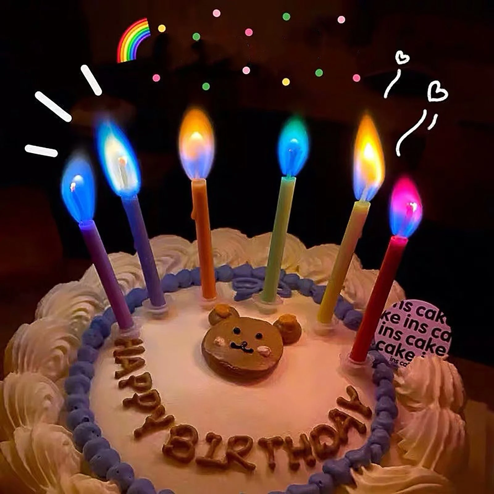 Candle Surprise - 6pcs/12pcs Birthday Christmas Candles Novelty Decorations