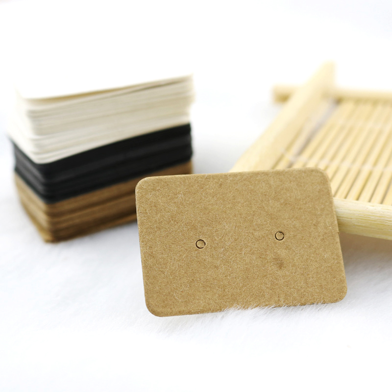 Kraft Hang Tag - 100PCS 2.5x3.5cm Blank Kraft Paper Jewelry
