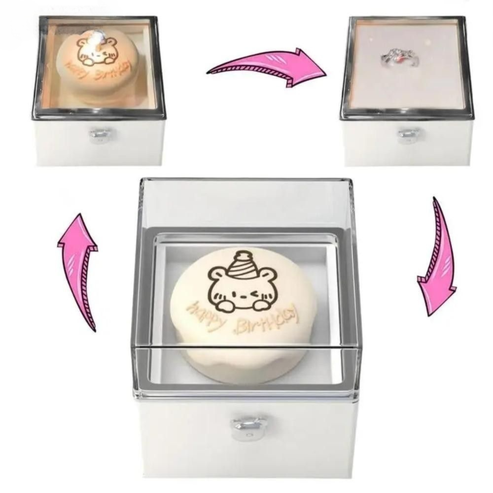 Candle Surprise - Automatic Flip Bear Flip Ring Boxs