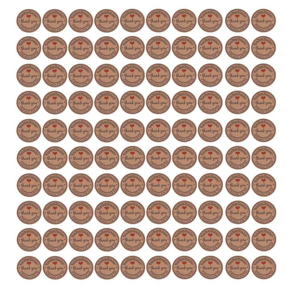 100pcs Price Tag Brown Handmad - Kraft Hang Tag recensione e prezzo