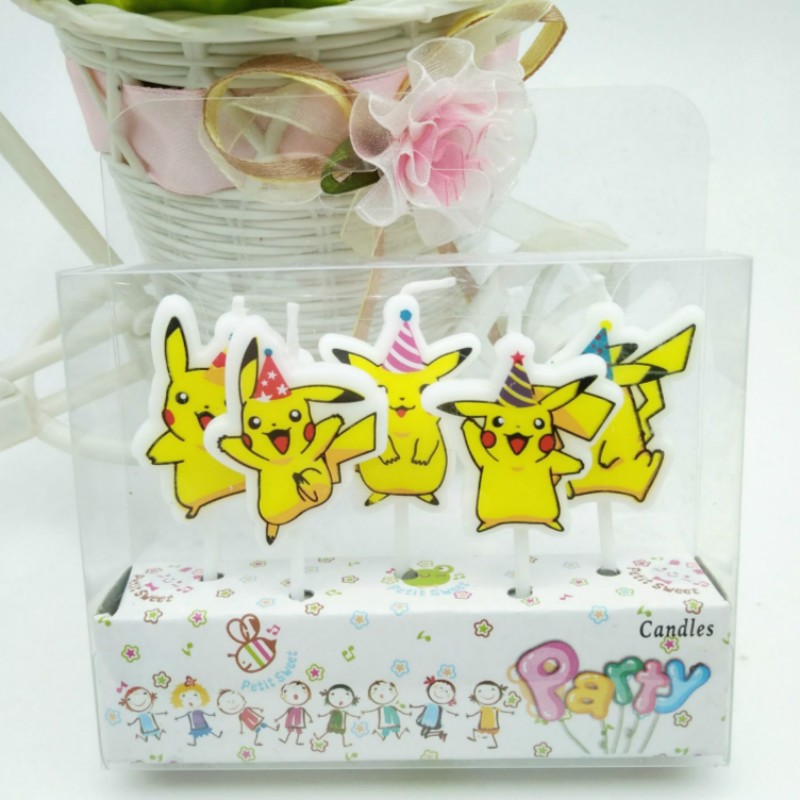 5pcs/lot Pokemon Birthday Cake - Candle Surprise recensione e prezzo