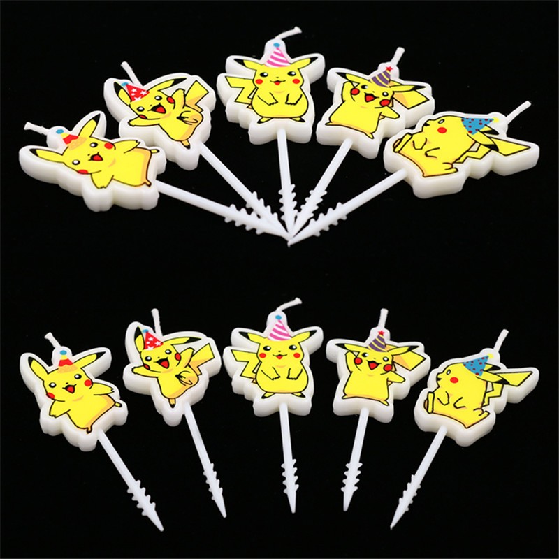 5pcs/lot Pokemon Birthday Cake - Candle Surprise recensione e prezzo