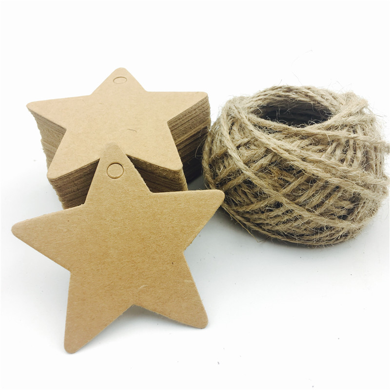 100pcs/lot White Black Brown K - Kraft Hang Tag recensione e prezzo