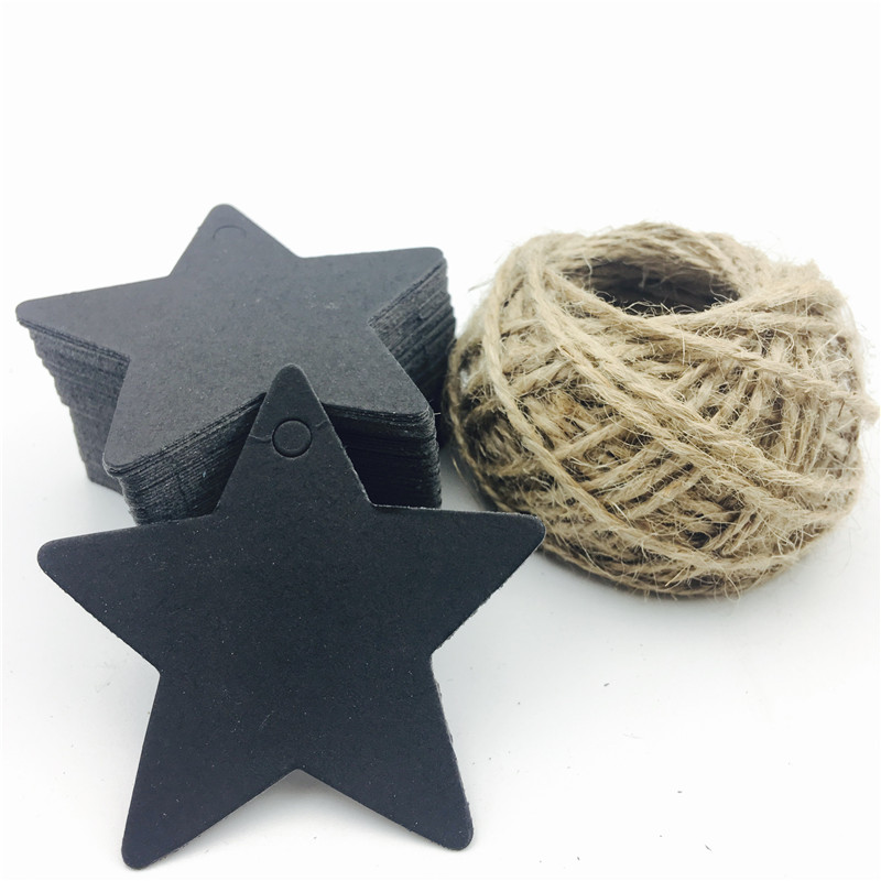 100pcs/lot White Black Brown K - Kraft Hang Tag recensione e prezzo