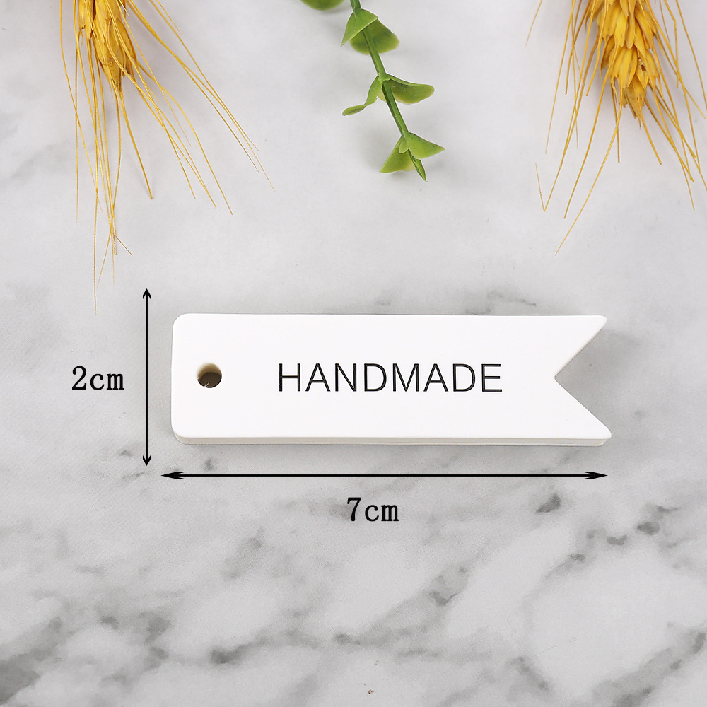 100pcs Handmade Paper Tags Whi - Kraft Hang Tag recensione e prezzo