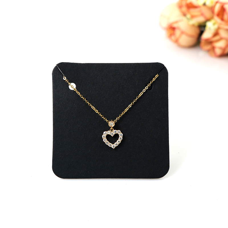 50PCS 5x5cm Blank Kraft Neckla - Kraft Hang Tag recensione e prezzo