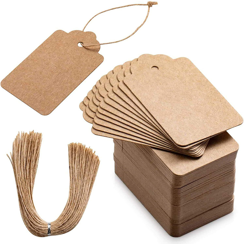 Kraft Paper Hang Tags With Str - Kraft Hang Tag recensione e prezzo